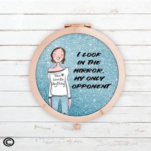 Funny Motivational Compact Mirrors